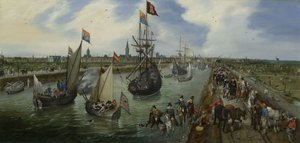 La partenza di un dignitario da Middelburg, 1615